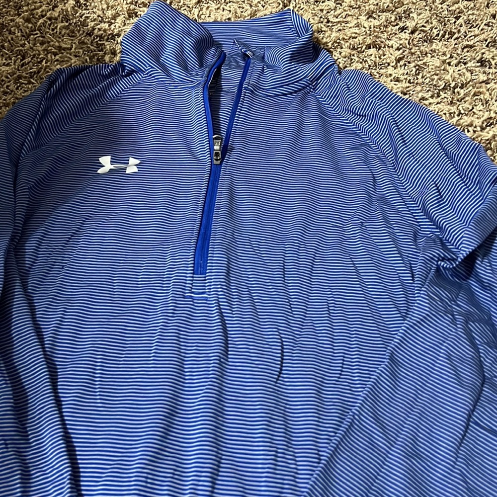 Under Armor Stripped Athletic Pullover - image 2